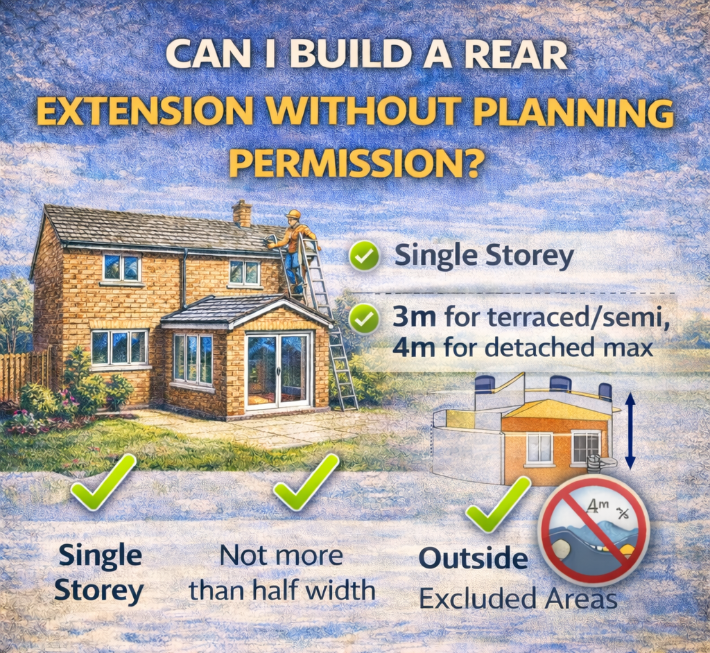 Can I Build a Rear Extension Without Planning Permission