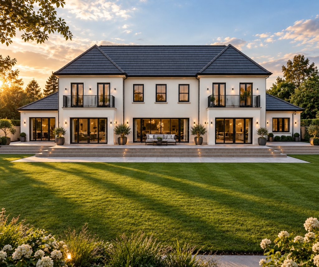 Highrigg Drive Self Build, Broughton - Rear Elevation