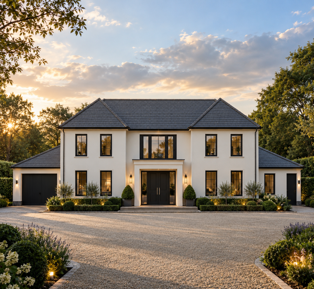Highrigg Drive Self Build Dwelling, Broughton - Front Elevation