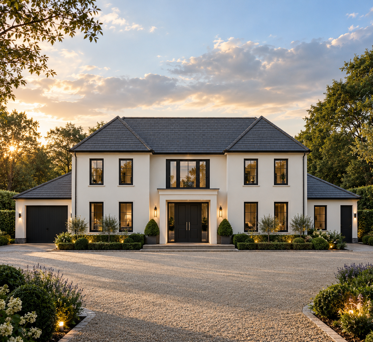 Highrigg Drive Self Build Dwelling, Broughton - Front Elevation