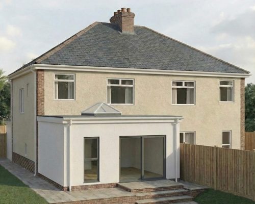 Single storey rear extension on Lammack Rd, Blackburn